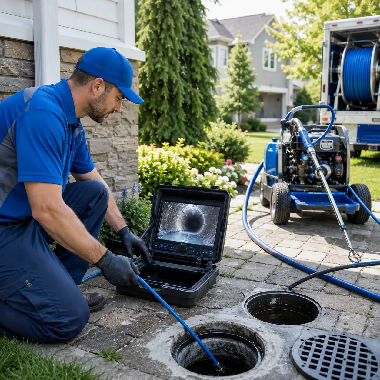 Outdoor drain cleaning professionals serving Feesburg, OH