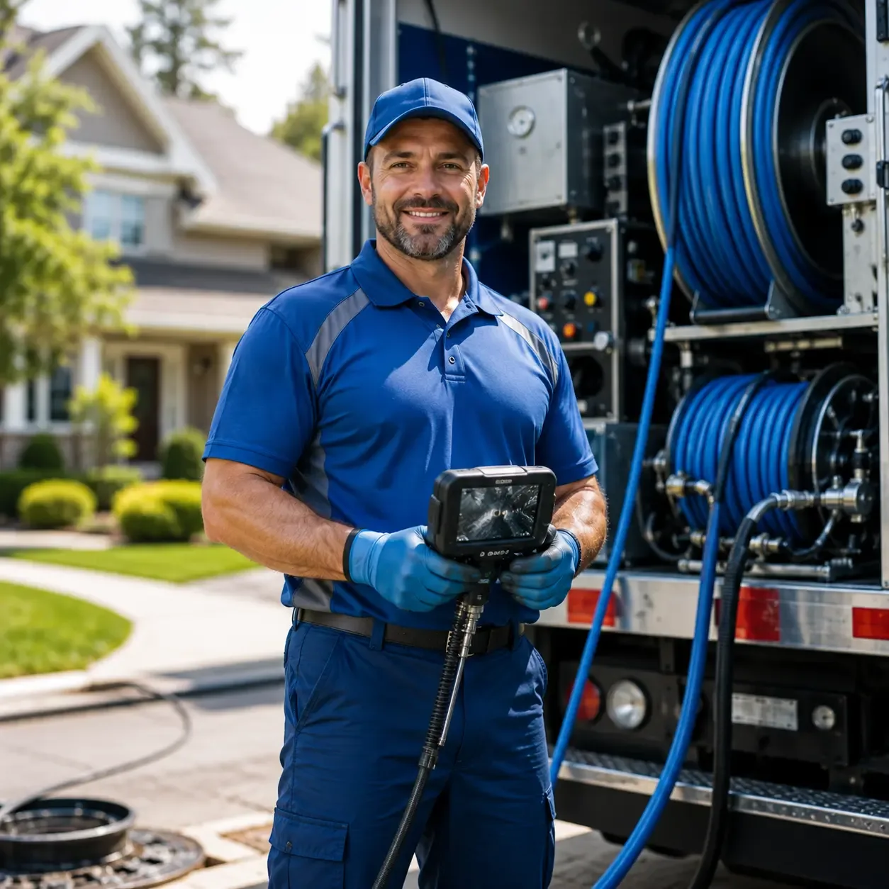 Local outdoor drain cleaning specialists in Feesburg, OH